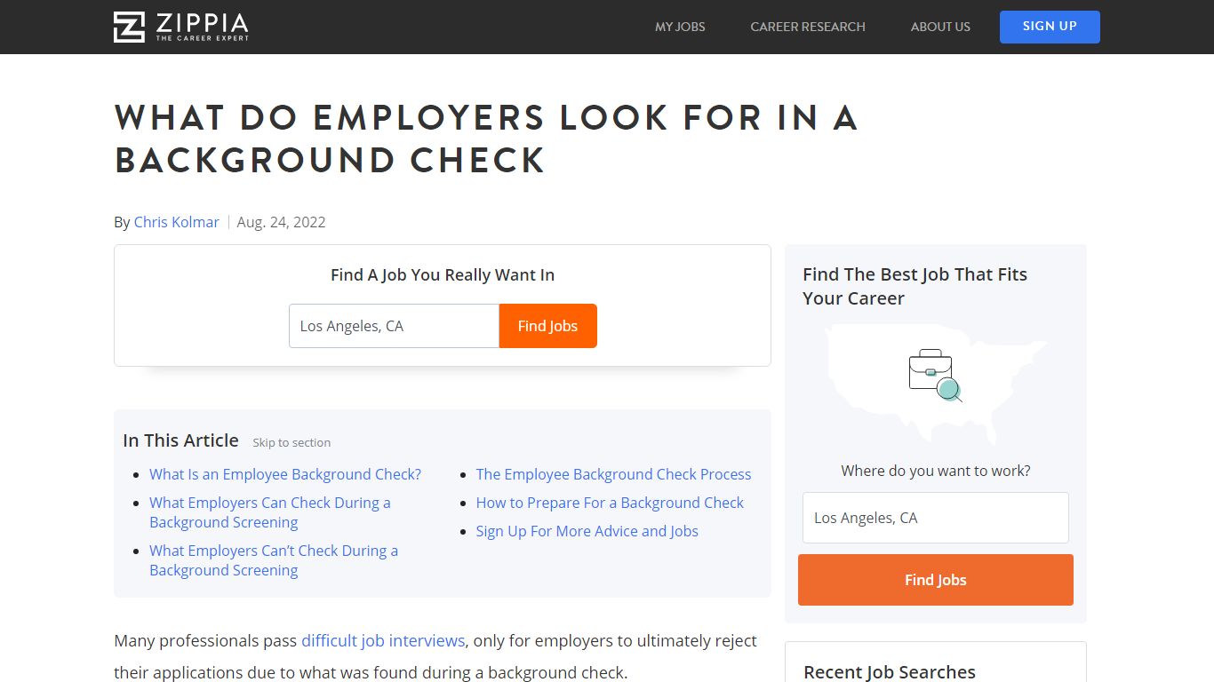 What Do Employers Look For In A Background Check – Zippia